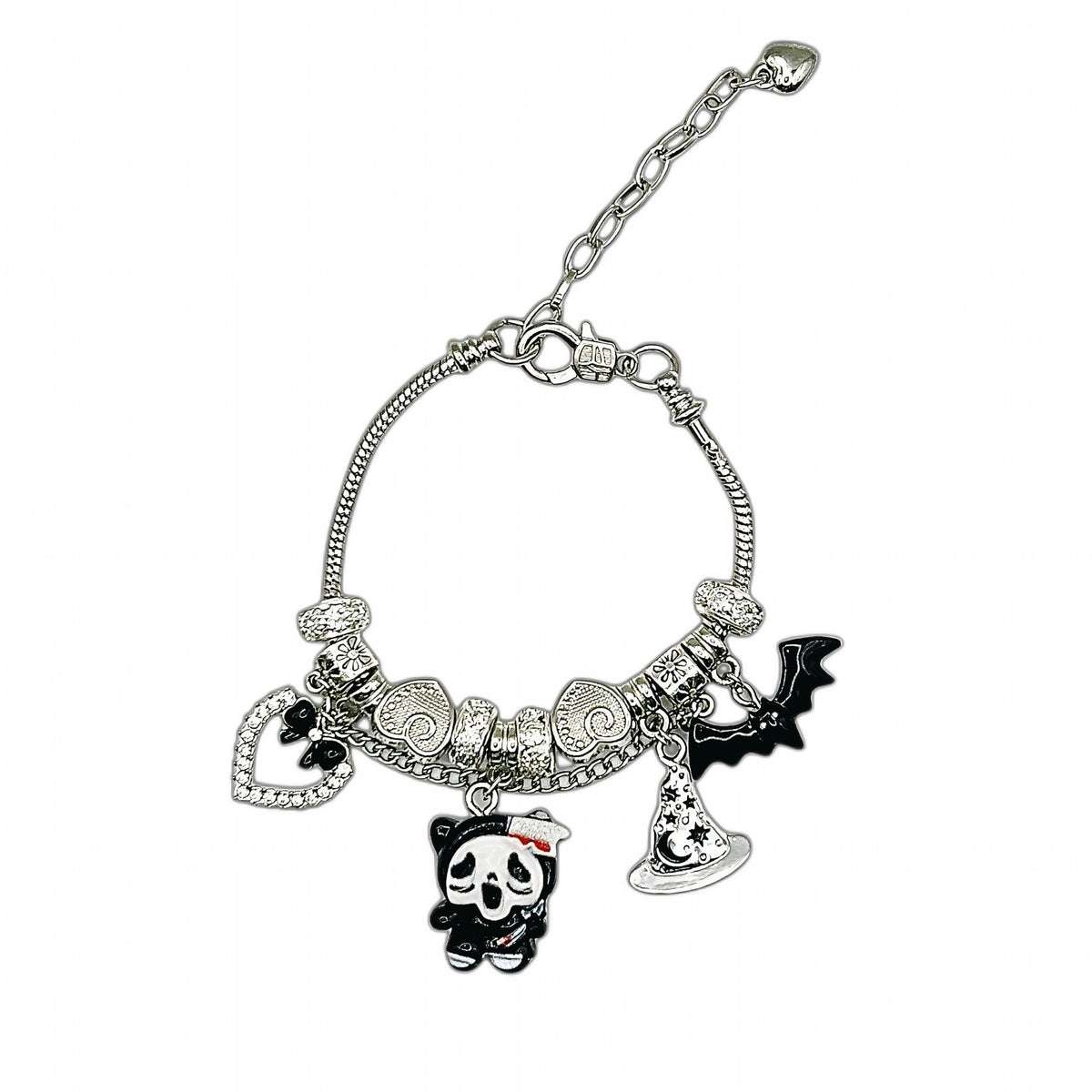 Psycho Kitty Charm Bracelet