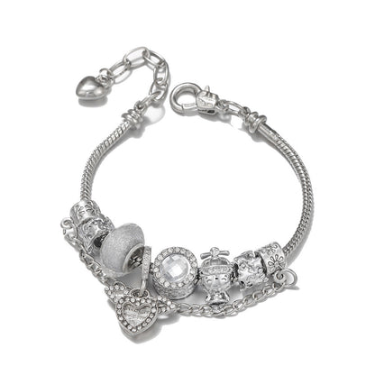 Taria silver charm bracelet