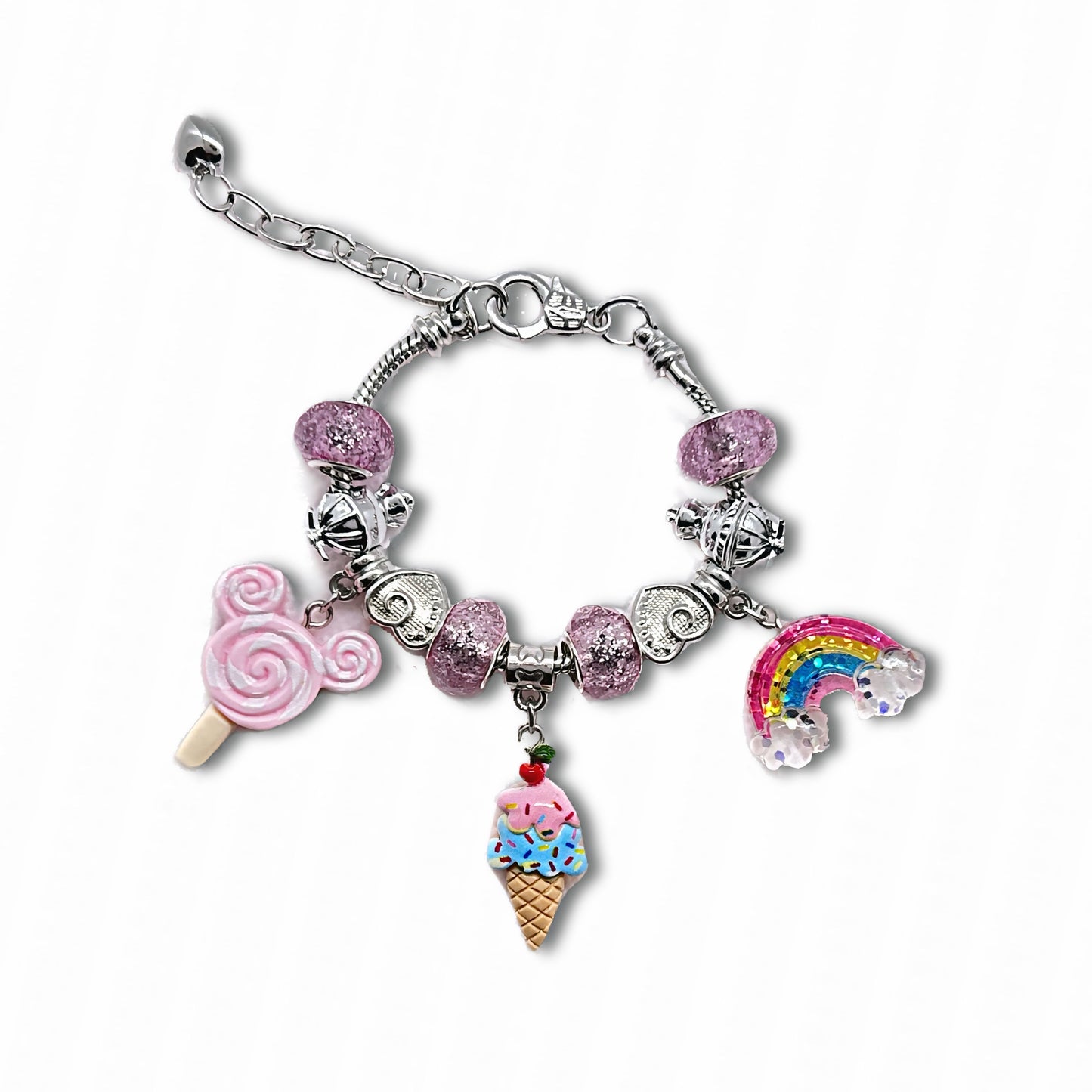 ICE CREAM GIRL charm bracelet