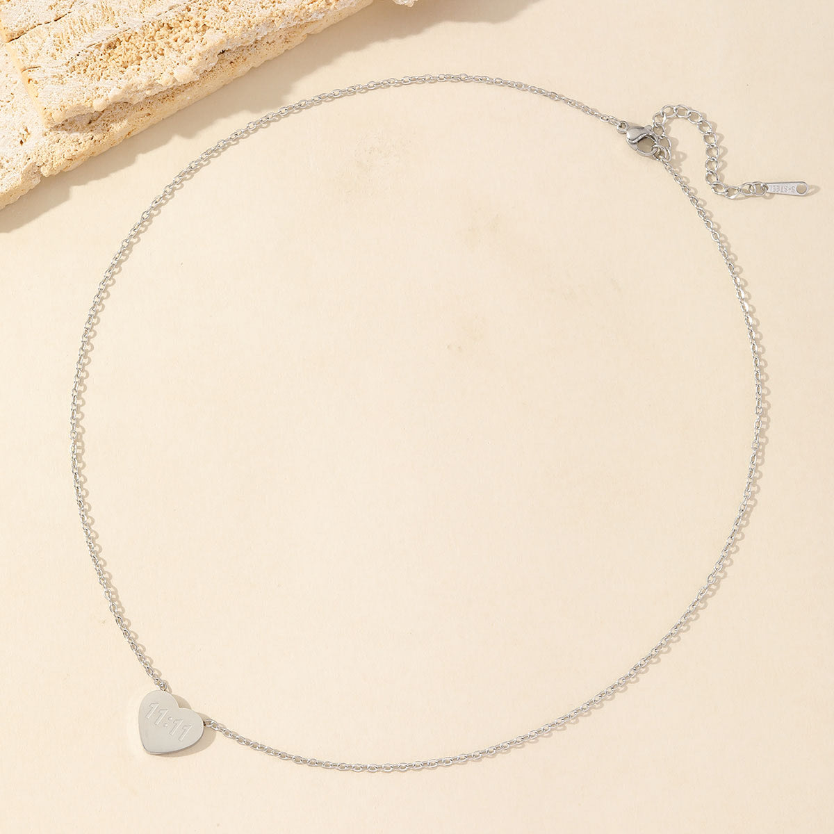 11:11 Heart Necklace